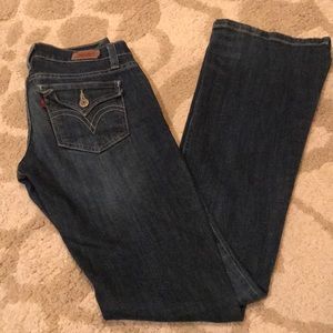 Levi’s Jeans Low Rise Boot Cut Med/Dark wash